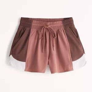 Abercombie & Fitch Women's Two-Tone Athletic Shorts